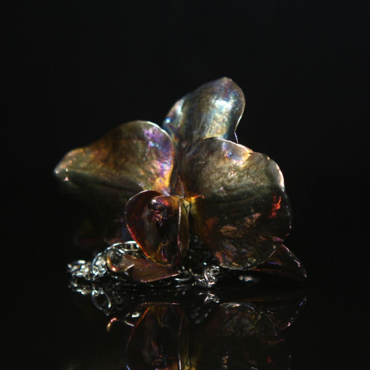 Кулон в серебре Fleur de Magique, Орхидея, фото 2